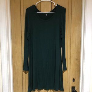 Green T-Shirt Dress
